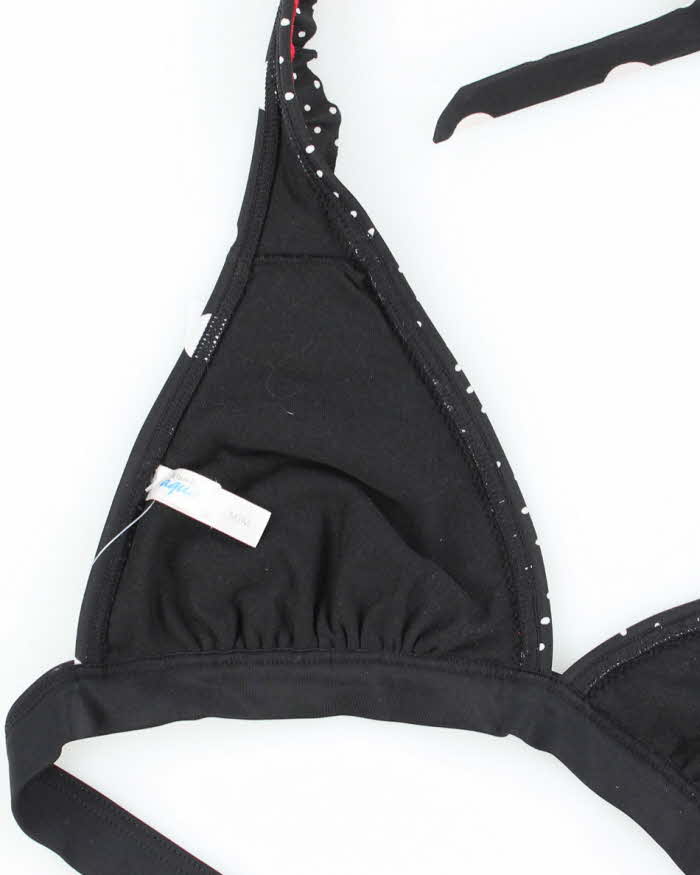 Vintage Y2k 00s La Vie En Rose Polka Dot Bikini Top - M