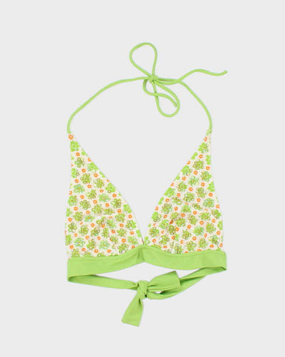 Vintage Y2k 00s Too Hot Brazil Beaded Sequin Bikini Top - S