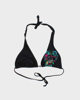Vintage Y2k 00s Tattoo Skull Bikini Top - M