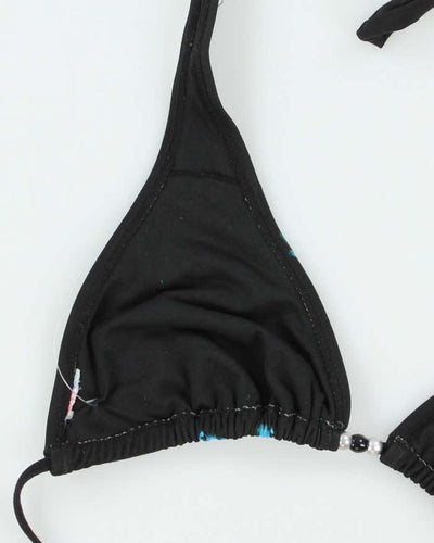 Vintage Y2k 00s Tattoo Skull Bikini Top - M