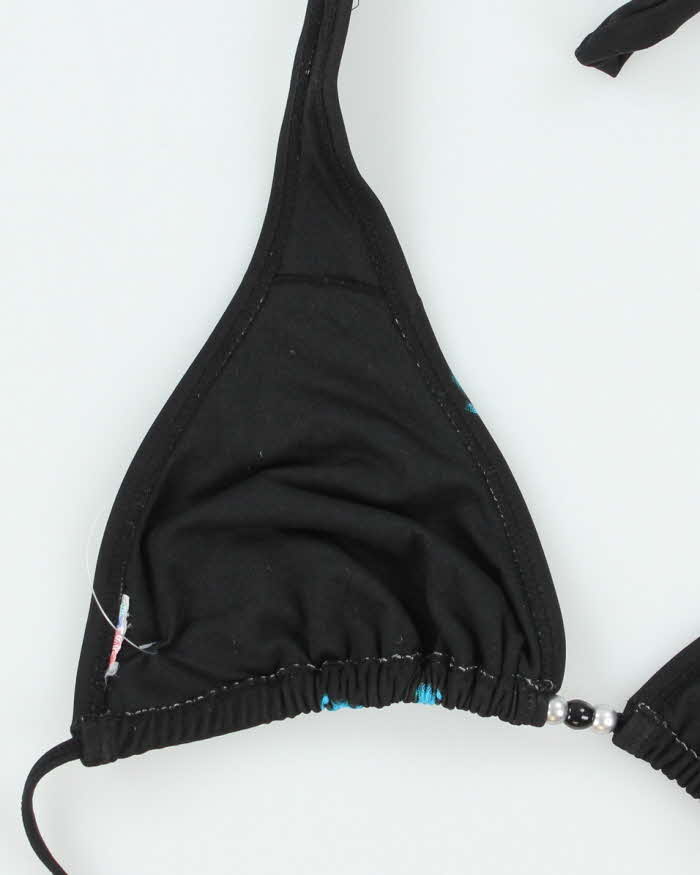Vintage Y2k 00s Tattoo Skull Bikini Top - M