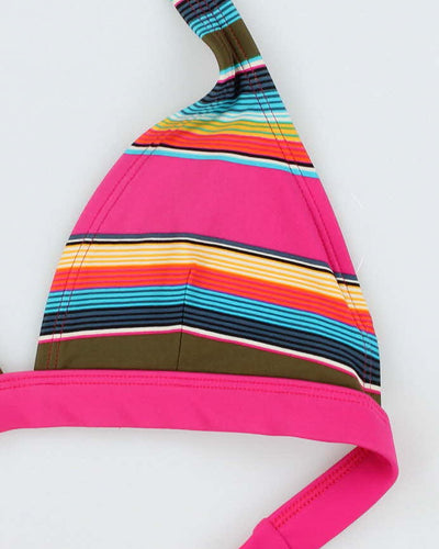 Vintage Y2k 00s Patagonia Stripe Bikini Top - S