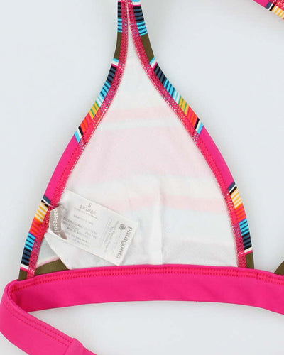 Vintage Y2k 00s Patagonia Stripe Bikini Top - S
