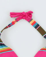 Vintage Y2k 00s Patagonia Stripe Bikini Top - S