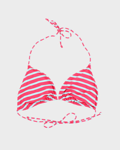 Vintage Y2k 00s Stripe Bikini Top - XL
