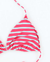 Vintage Y2k 00s Stripe Bikini Top - XL