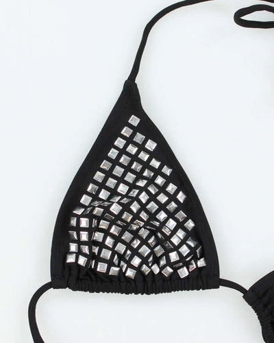 Vintage Y2k 00s Top Melon Studded Bikini Top - M