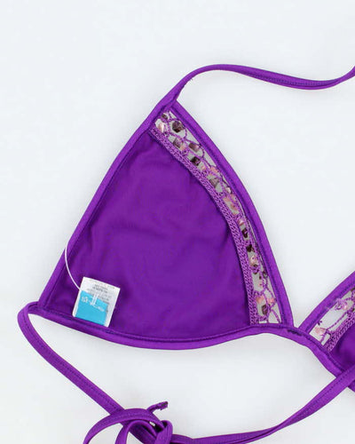 Vintage Y2k 00s Since Bikini Top - L