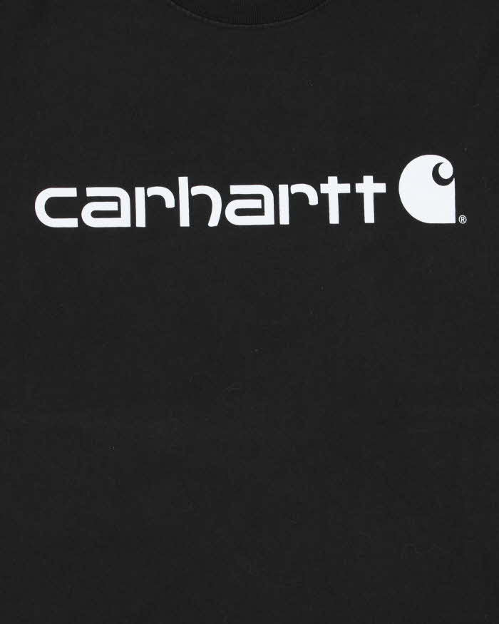 Vintage Carhartt Women's Heavyweight Logo Loose Original Fit Crewneck T-Shirt - XL