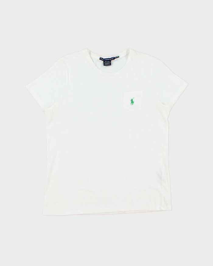 Vintage Y2K 00s Ralph Lauren Sport Women's Single Stitch Pocket T-Shirt - XL