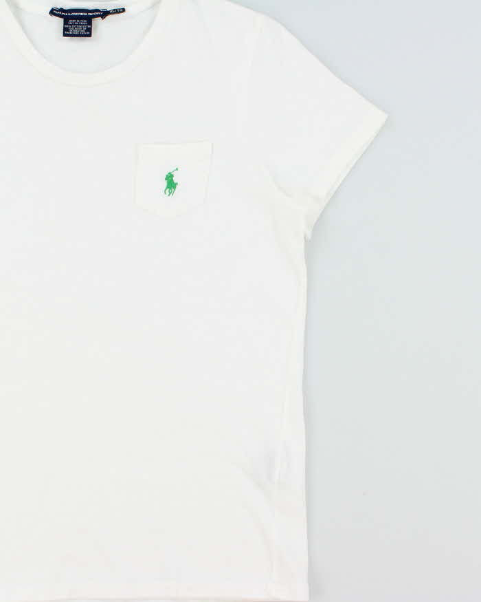 Vintage Y2K 00s Ralph Lauren Sport Women's Single Stitch Pocket T-Shirt - XL