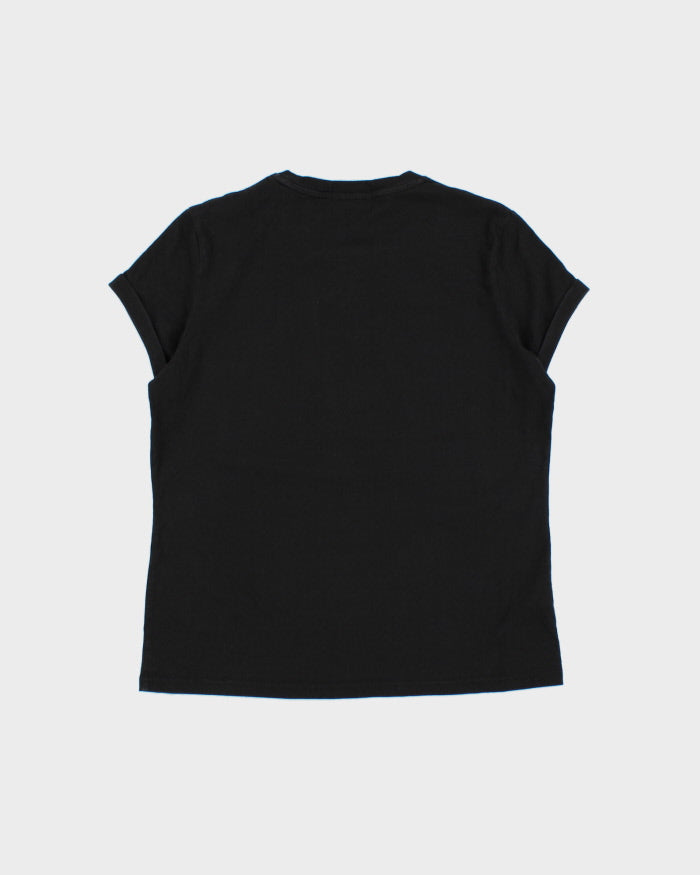 Fred Perry x Amy Winehouse Foundation Heavyweight Women's London Rose Patch Embroidered Crewneck T-Shirt - L