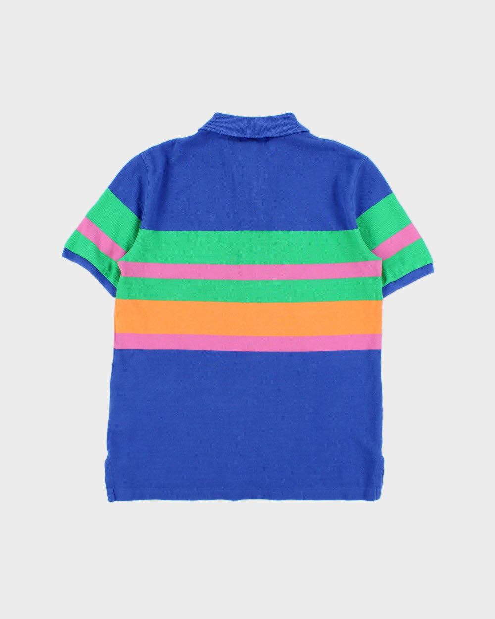 Vintage Polo Ralph Lauren Women's Striped Short Sleeve Polo Shirt - L