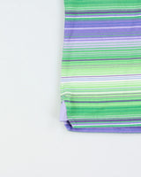 Vintage Y2K 00s Tommy Hilfiger Striped Short Sleeve Polo Shirt - L