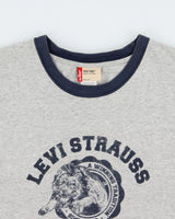 Vintage Y2K 00s Levi's Red Tab Women's Grey Marl Heavyweight Sleeveless Crewneck Vest - L