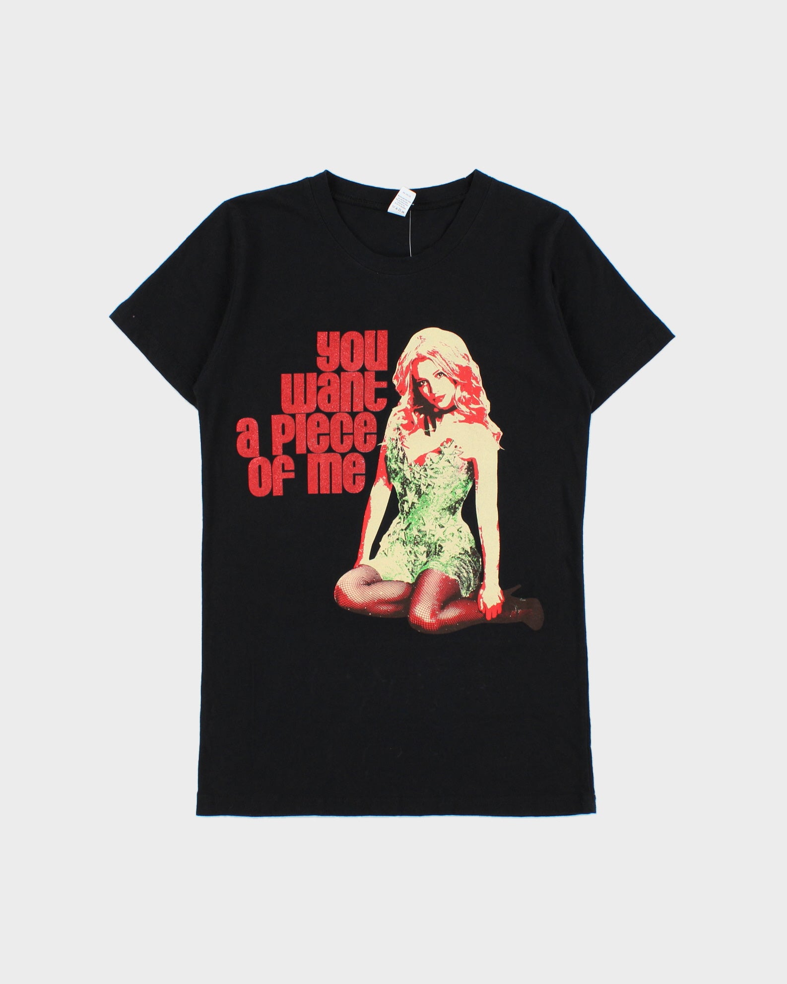 Vintage 2009 Britney Spears You Want A Piece Of Me The Circus North American Tour T-Shirt - L