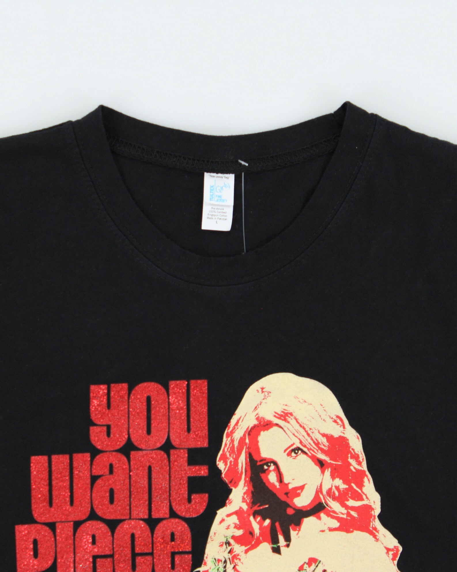 Vintage 2009 Britney Spears You Want A Piece Of Me The Circus North American Tour T-Shirt - L