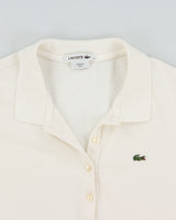 Vintage Lacoste Women's Classic Croc Short Sleeved Polo Shirt - M