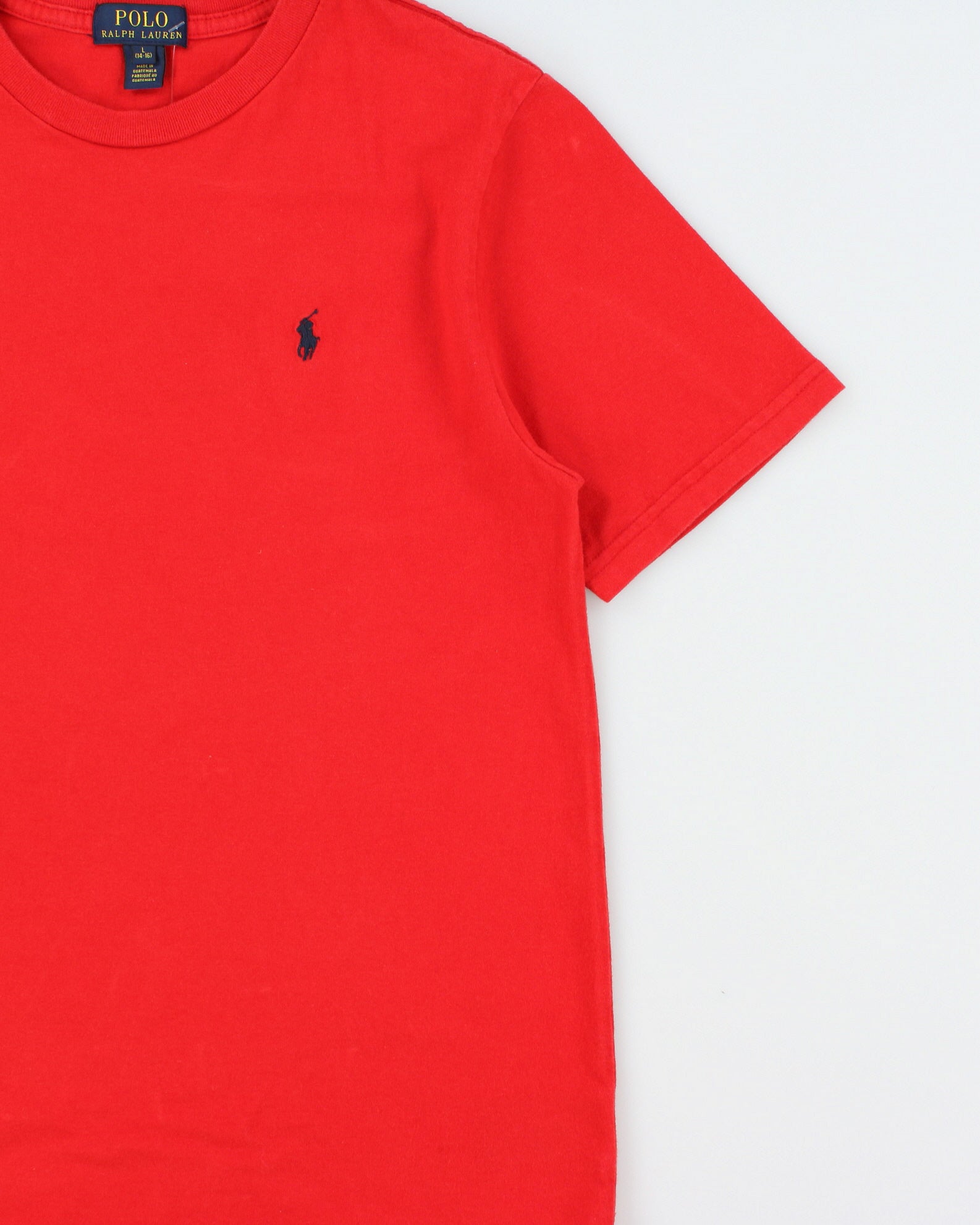 Vintage Polo Ralph Lauren Heavyweight Women's Classic Pony Crewneck T-Shirt - L
