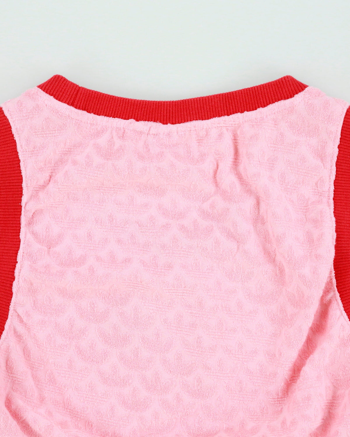 Adidas Originals Women's Rosa 'Adicolour 70s' Monogram Vest Crop Top - S