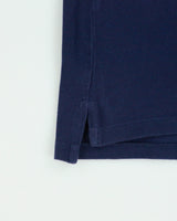 Vintage Polo Ralph Lauren Navy Women's Big Pony Short Sleeve Polo Shirt - XL