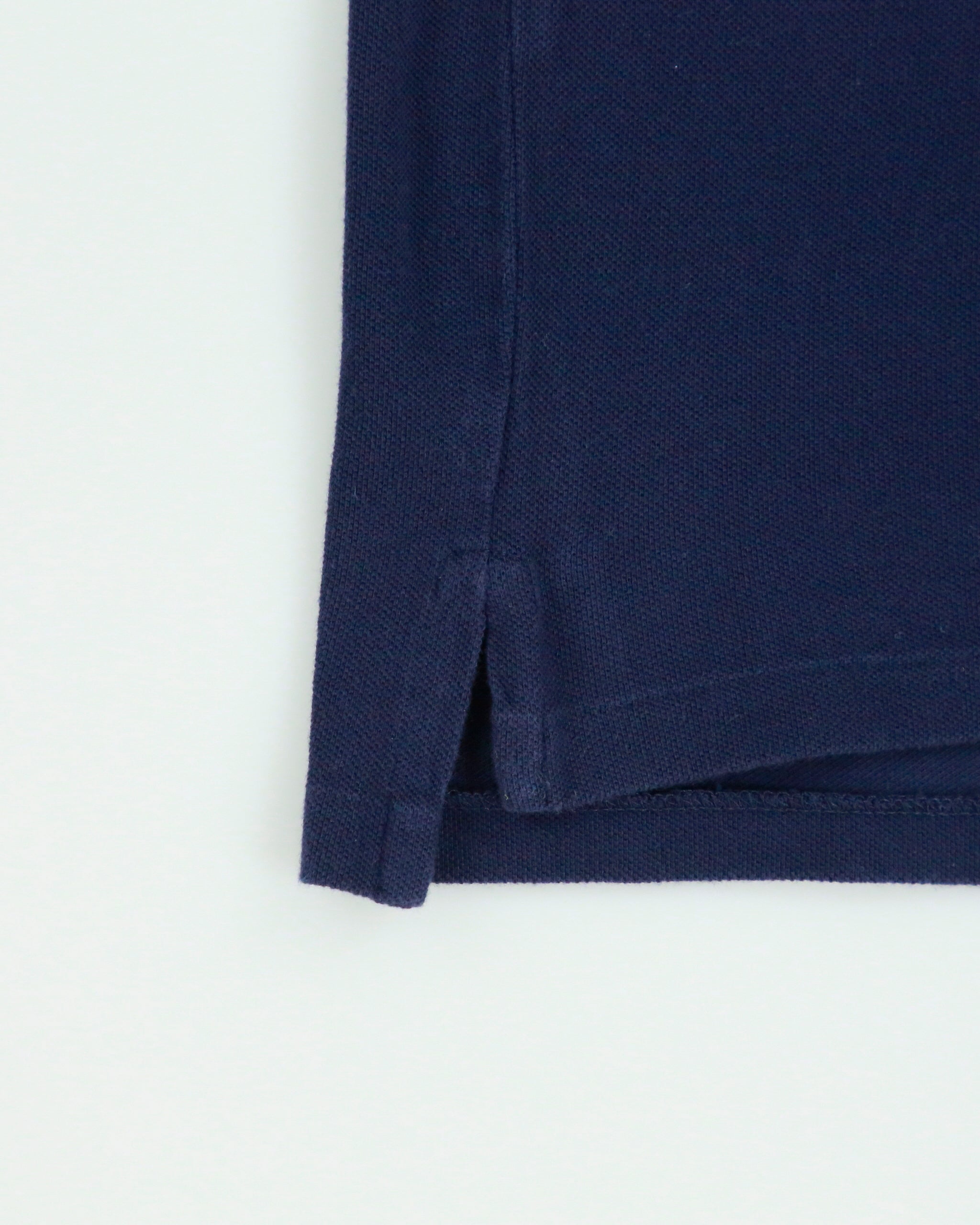 Vintage Polo Ralph Lauren Navy Women's Big Pony Short Sleeve Polo Shirt - XL