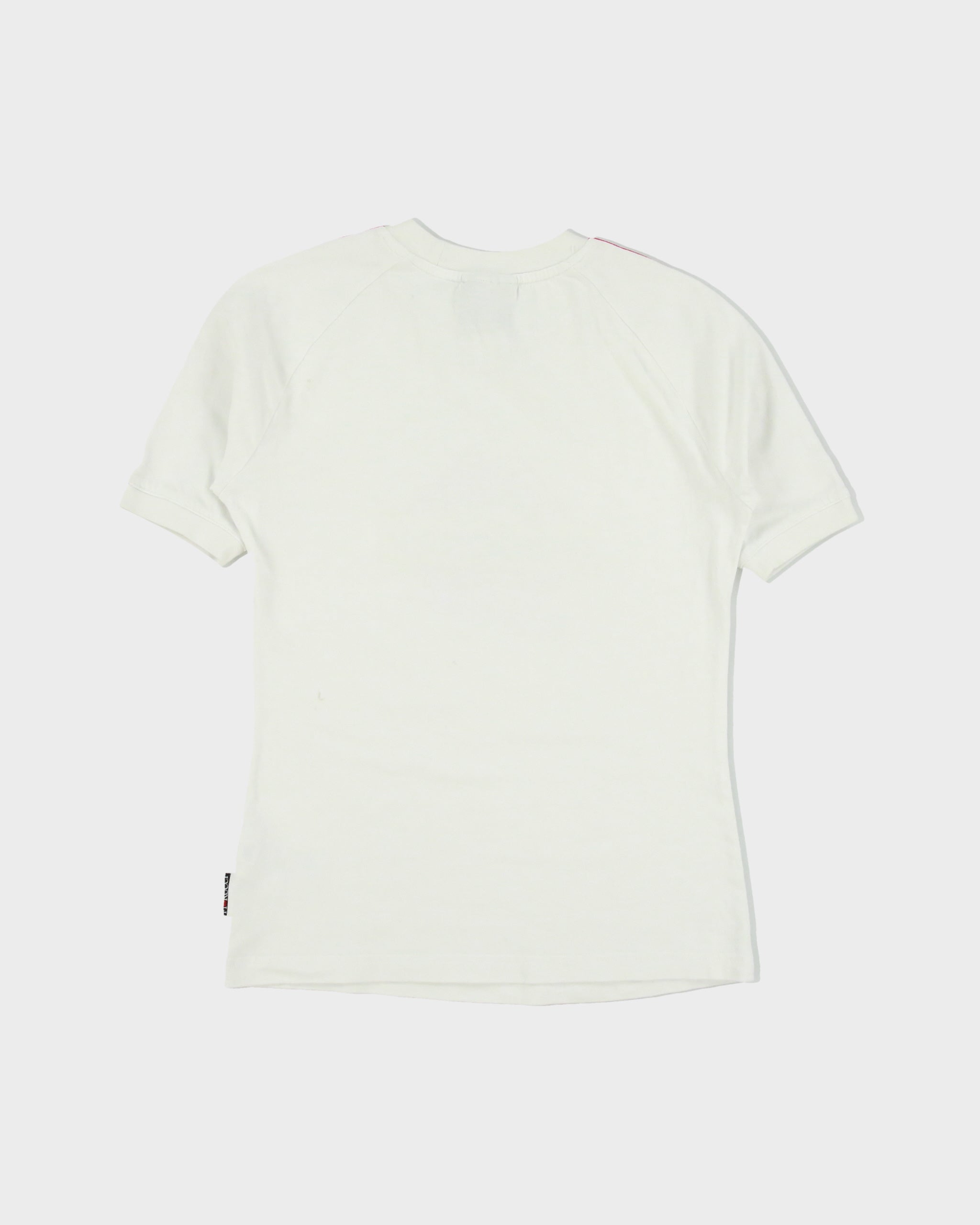 Adidas Originals x Fiorucci Lips Heavyweight Women's Crewneck Ringer T-Shirt - XS