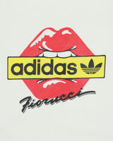 Adidas Originals x Fiorucci Lips Heavyweight Women's Crewneck Ringer T-Shirt - XS