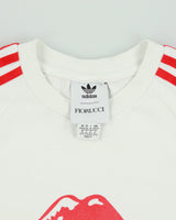 Adidas Originals x Fiorucci Lips Heavyweight Women's Crewneck Ringer T-Shirt - XS
