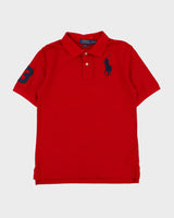 Vintage Polo Ralph Lauren Women's Big Pony Classic Fit Short Sleeve Polo Shirt - L