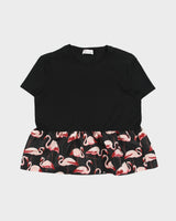 RED Valentino Women's Flamingo Frill Crewneck T-Shirt - M