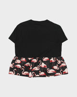 RED Valentino Women's Flamingo Frill Crewneck T-Shirt - M