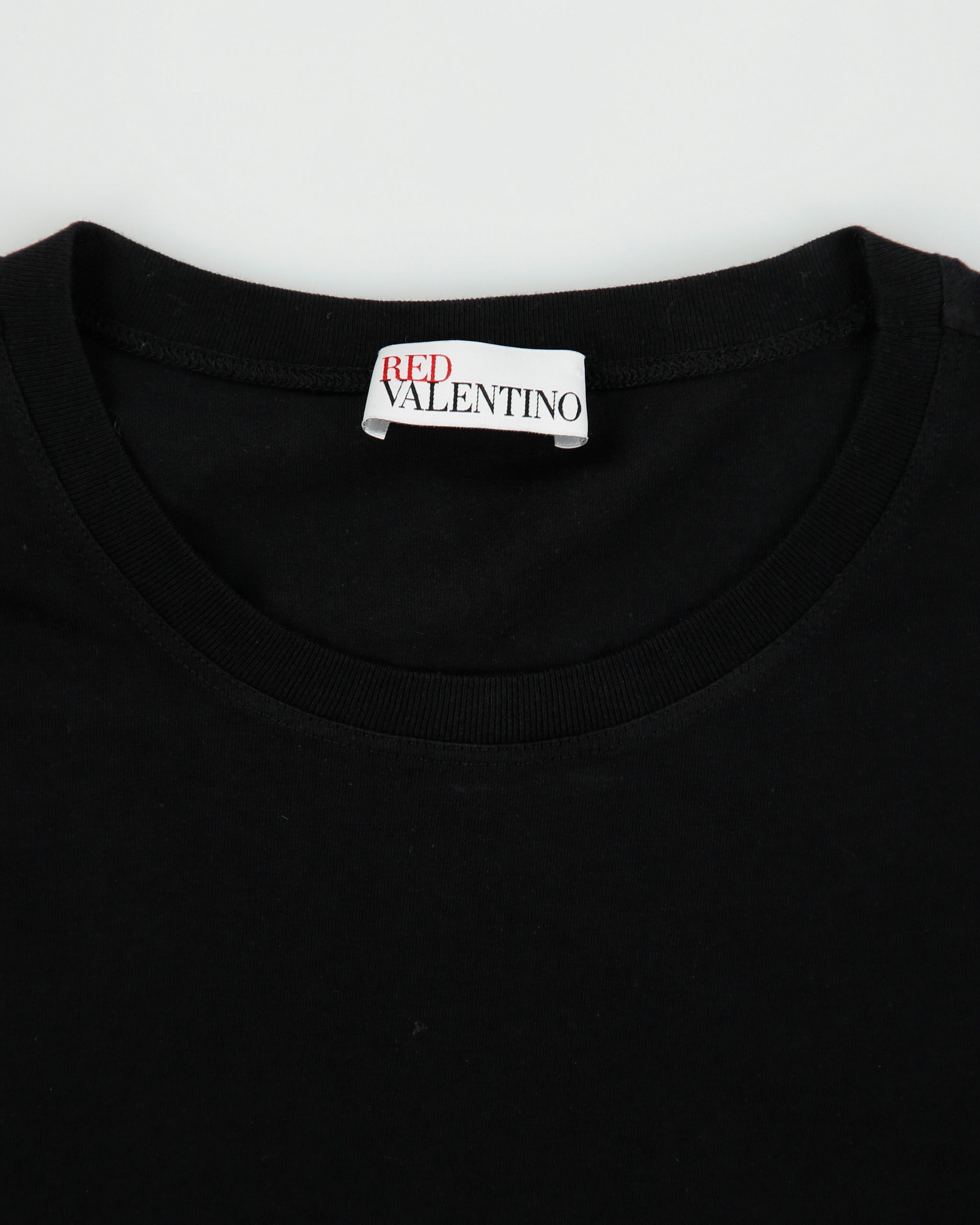 RED Valentino Women's Flamingo Frill Crewneck T-Shirt - M