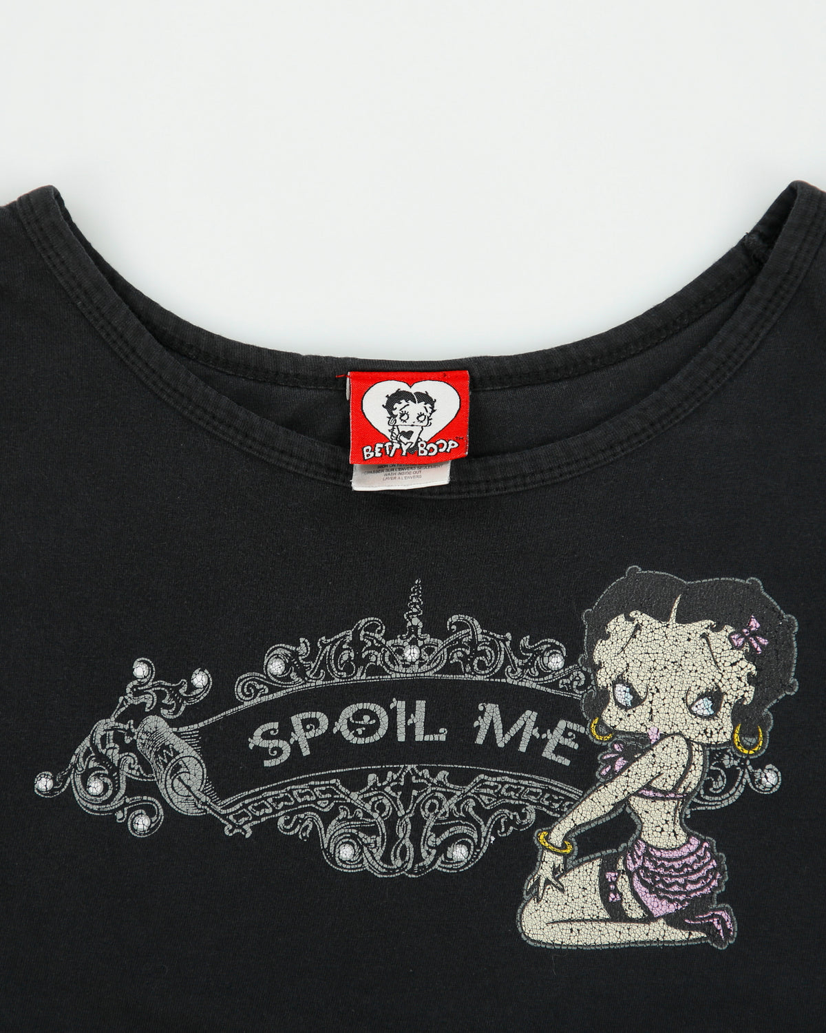 Vintage Y2K 00s Betty Boop Women's Spoil Me Crewneck T-Shirt - L