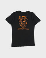 Vintage Harley Davidson Barnes Langley Women's Heavyweight Crewneck T-Shirt - S