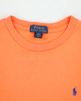 Polo Ralph Lauren Women's Coral Heavyweight Crewneck T-Shirt - L