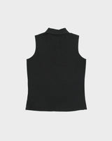 Vintage Y2K 00s Burberry Golf Women's Logo Placket Sleeveless Polo Shirt - M