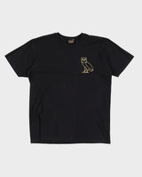OVO Black Owl Logo T-Shirt - L