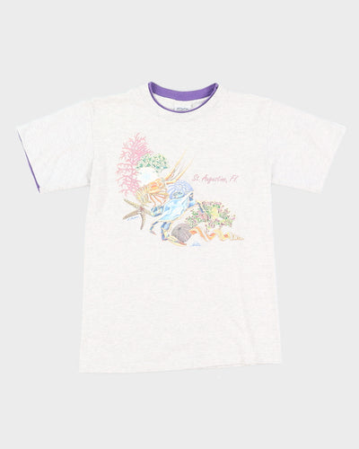 90s St Augustine Marine Life T-shirt - M