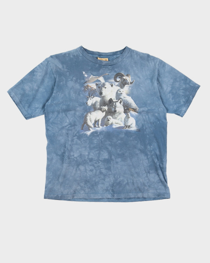 The Mountain Blue Animal Print T-Shirt - M