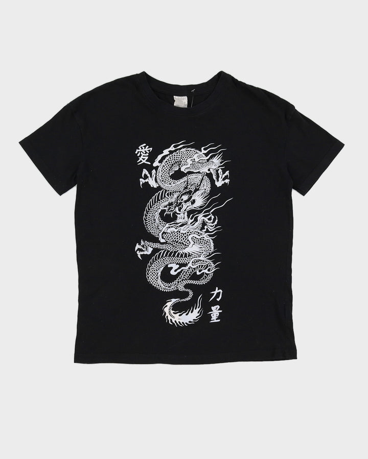 00s Dragon Print T-Shirt - S/M