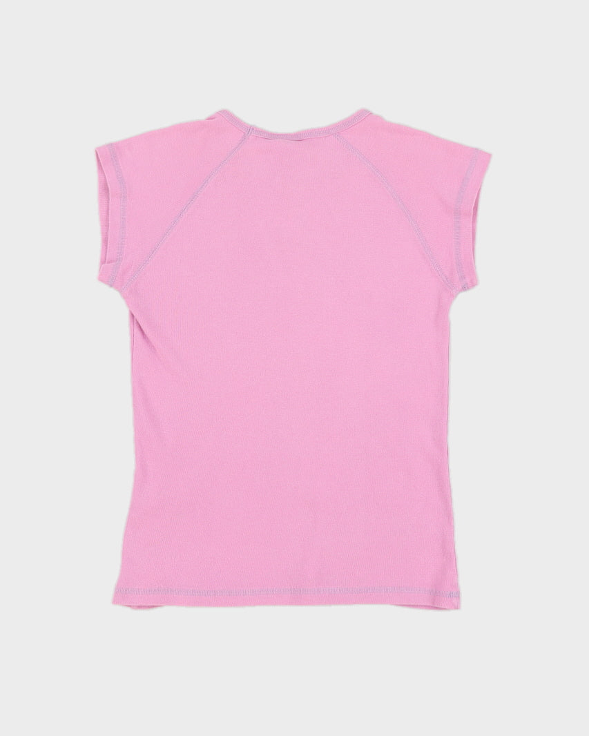Planet Hollywood Paris Pink Baby Tee - XS