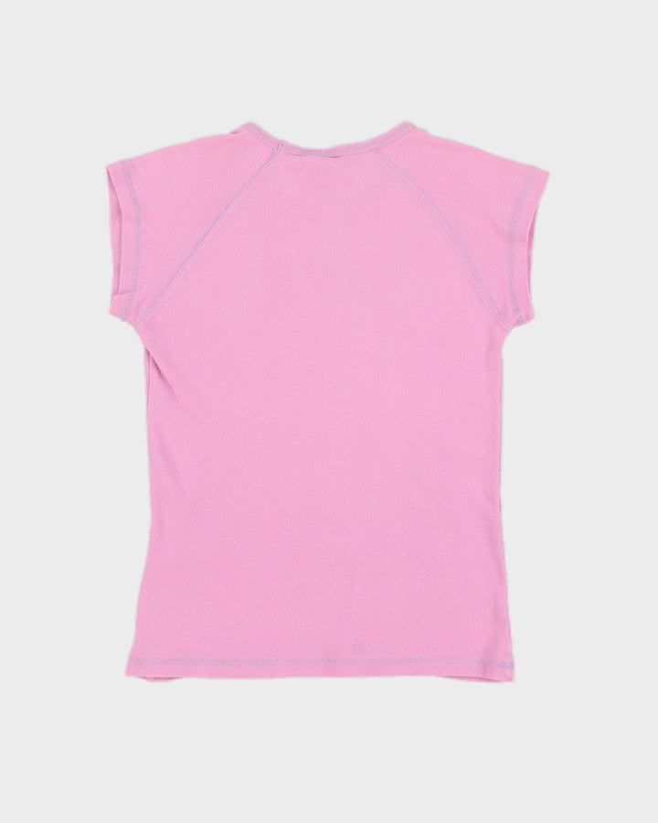 Planet Hollywood Paris Pink Baby Tee - XS