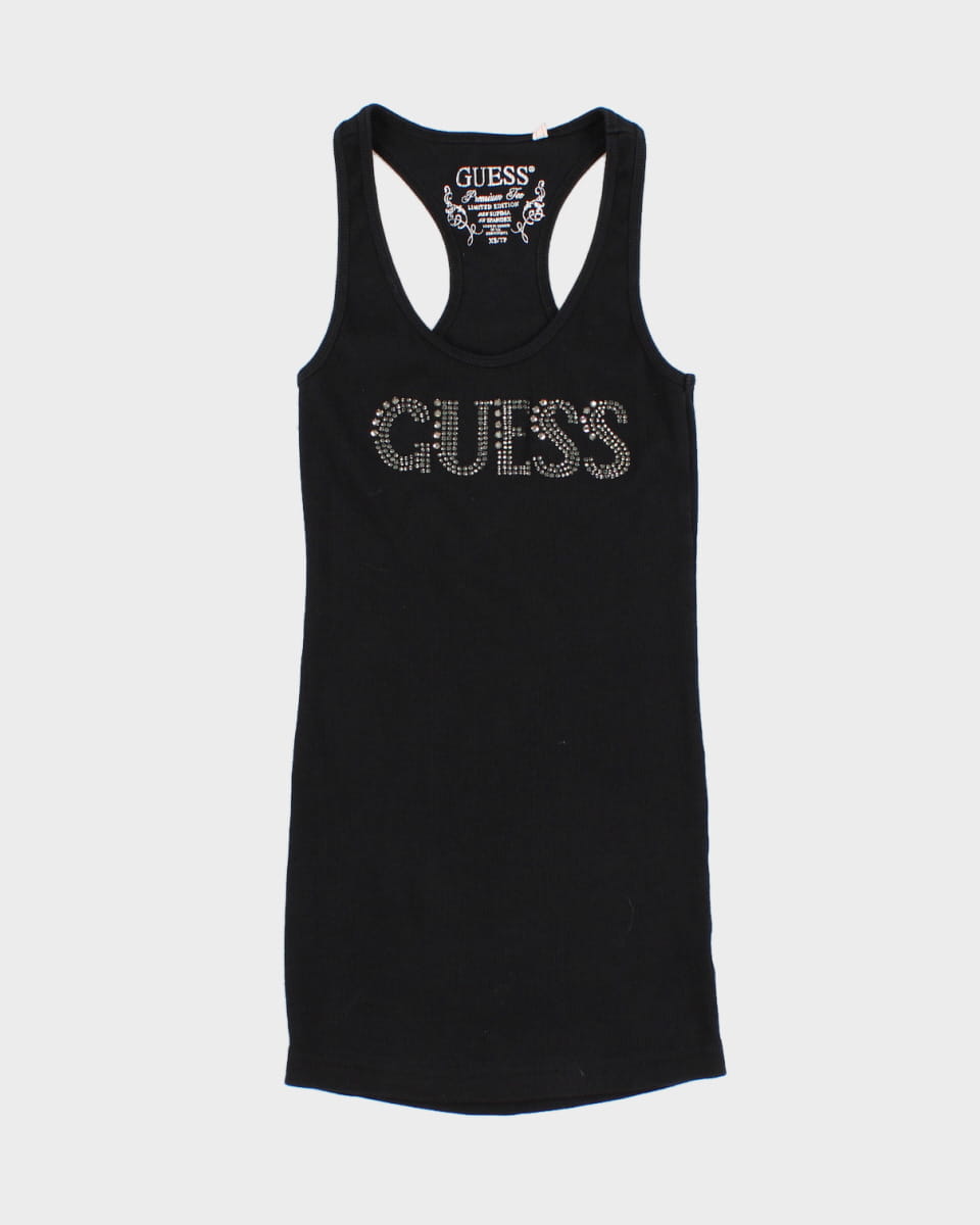 Y2K 00s Guess Bedazzled Vest - XS