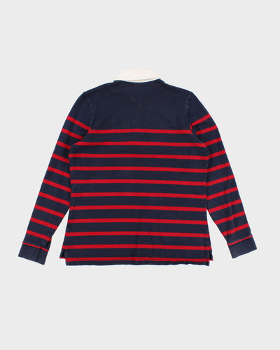 00s Tommy Hilfiger Preppy Long Sleeve Polo - L