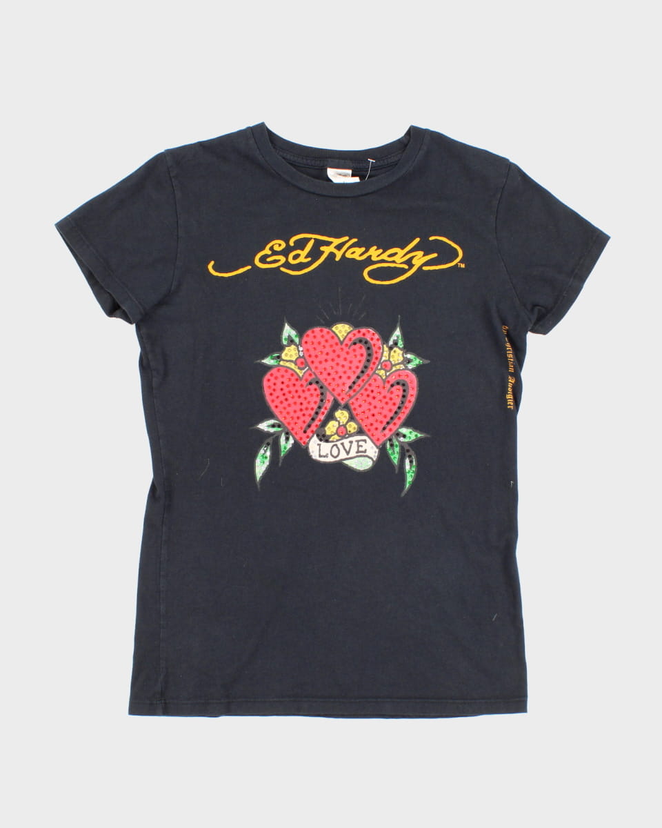 Y2K 00s Ed Hardy T-Shirt - M