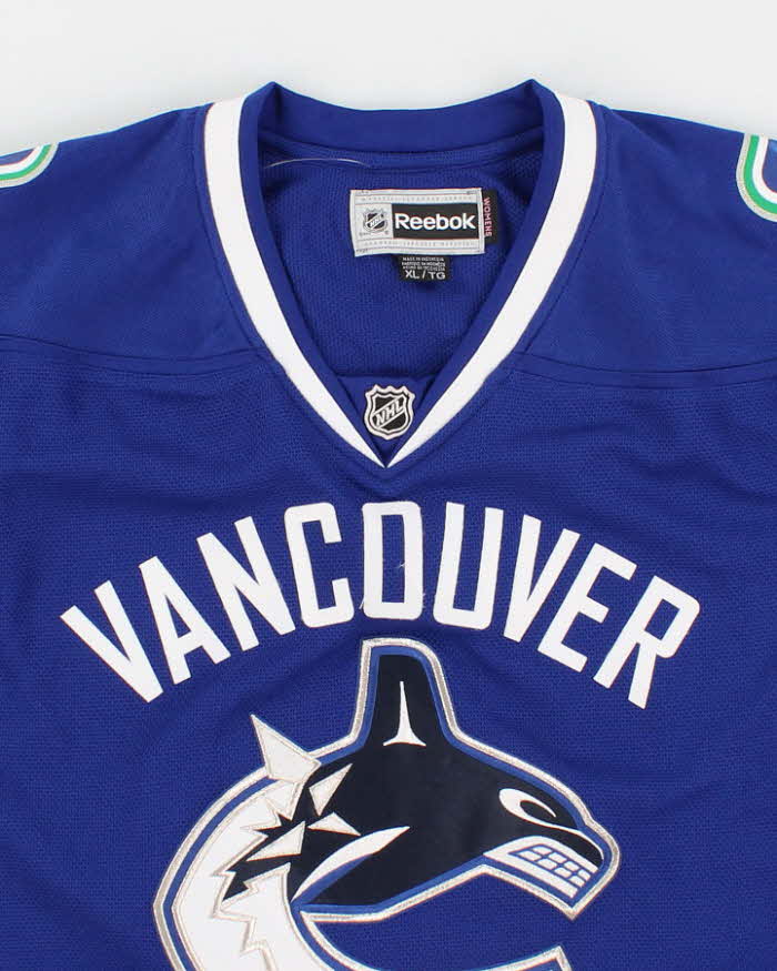 Vintage Womans NHL x Canucks Blue Reebok Jersey - XL