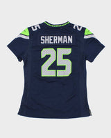 Womens Blue NFL x Nike Seattle Seahawks Short sleeve jersey - S