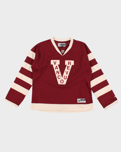 Womens Burgundy NHL x Vancouver Canucks Sports Jersey - L