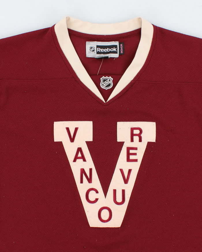 Womens Burgundy NHL x Vancouver Canucks Sports Jersey - L
